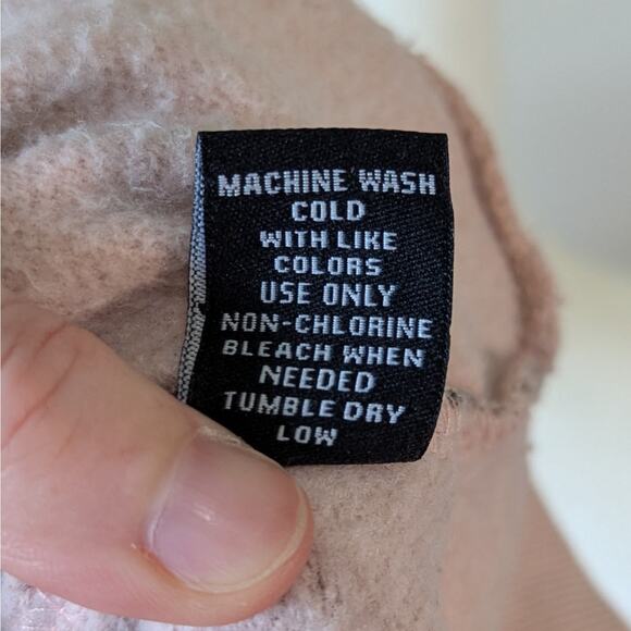 Blind Rooster Blush Pink Cherry Blossom Long Sleeve Pullover Sweatshirt Small - Picture 7 of 8